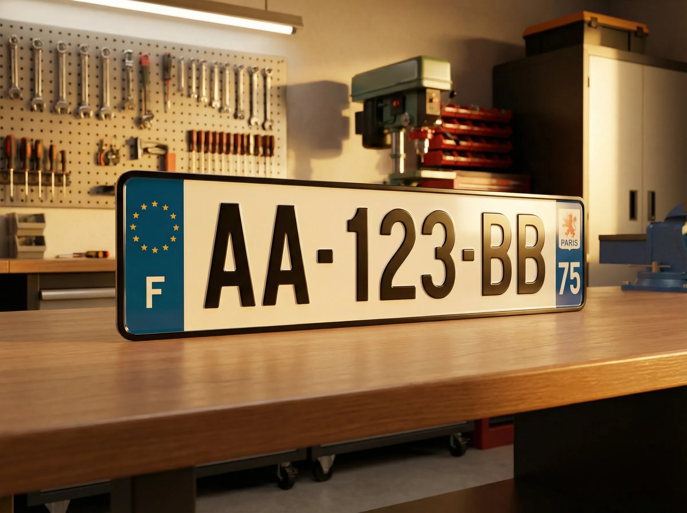 Plaque immatriculation